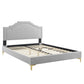 Adelaide Performance Velvet Twin Platform Bed By Modway - MOD-6850 | Beds | Modishstore - 37