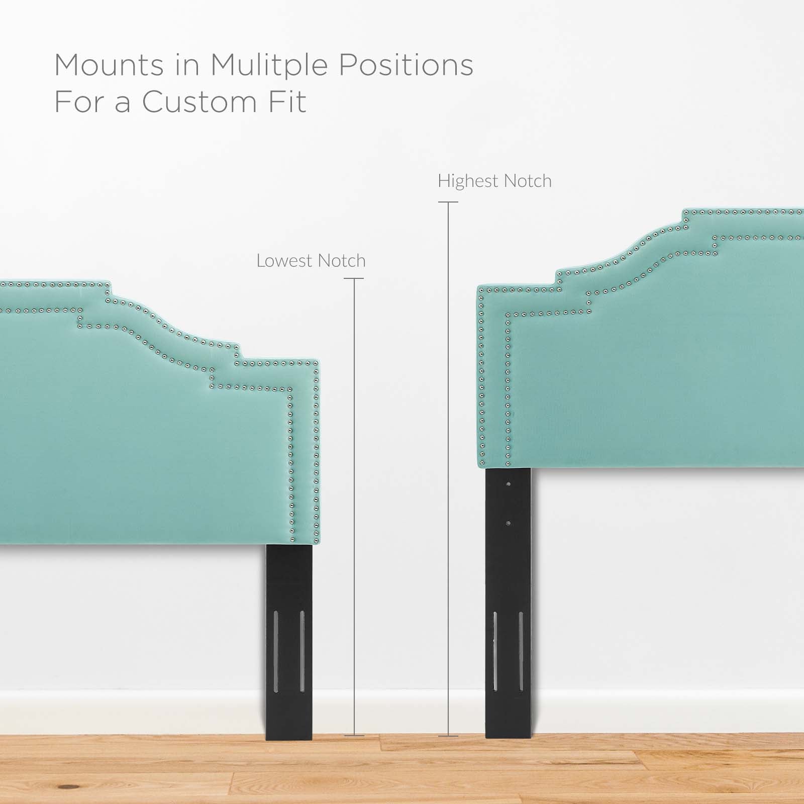 Adelaide Performance Velvet Twin Platform Bed By Modway - MOD-6850 | Beds | Modishstore - 45