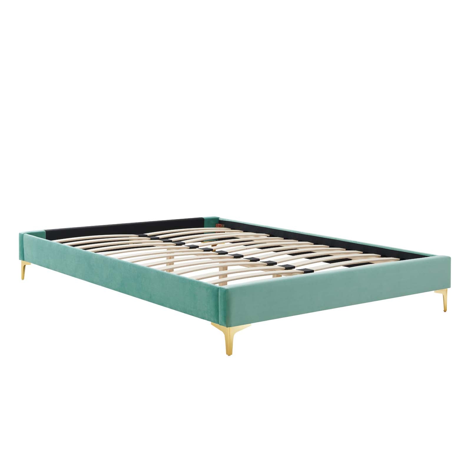 Adelaide Performance Velvet Twin Platform Bed By Modway - MOD-6850 | Beds | Modishstore - 52