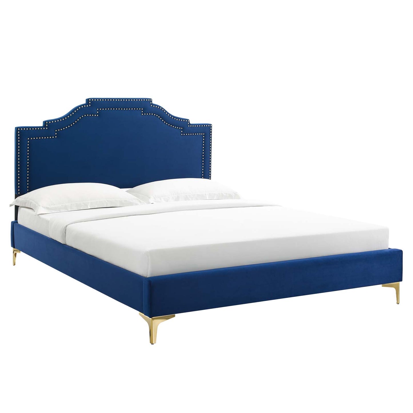 Adelaide Performance Velvet Twin Platform Bed By Modway - MOD-6850 | Beds | Modishstore - 57