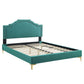 Adelaide Performance Velvet Twin Platform Bed By Modway - MOD-6850 | Beds | Modishstore - 93