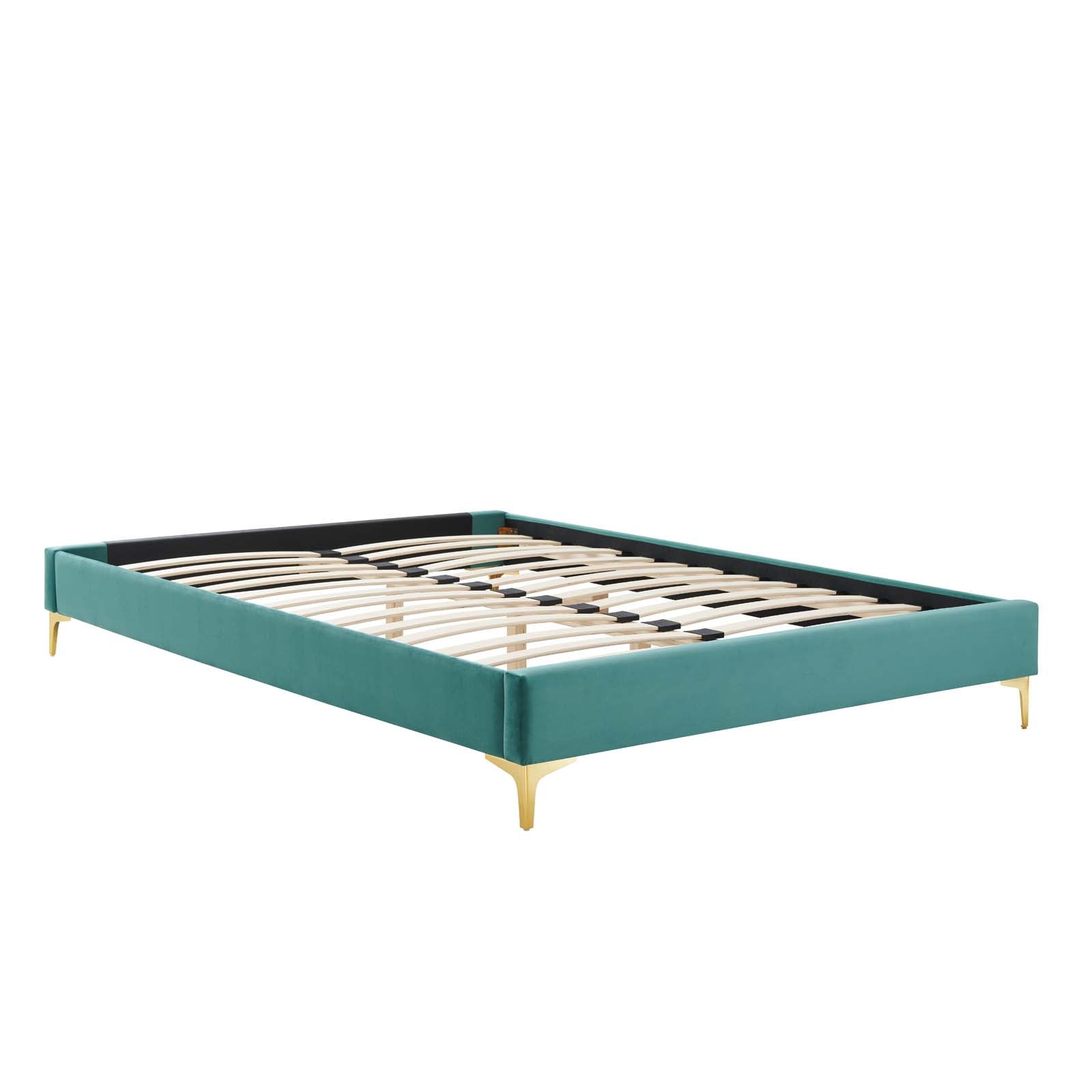 Adelaide Performance Velvet Twin Platform Bed By Modway - MOD-6850 | Beds | Modishstore - 94