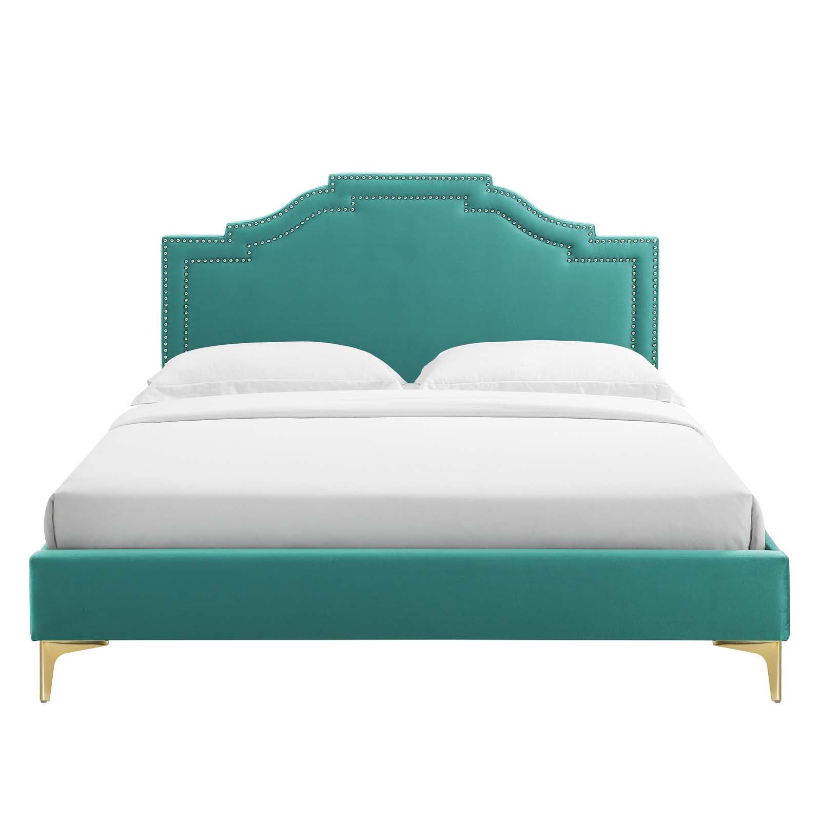 Adelaide Performance Velvet Twin Platform Bed By Modway - MOD-6850 | Beds | Modishstore - 98