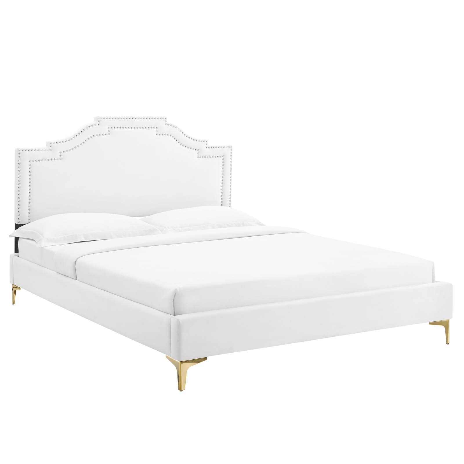 Adelaide Performance Velvet Twin Platform Bed By Modway - MOD-6850 | Beds | Modishstore - 99