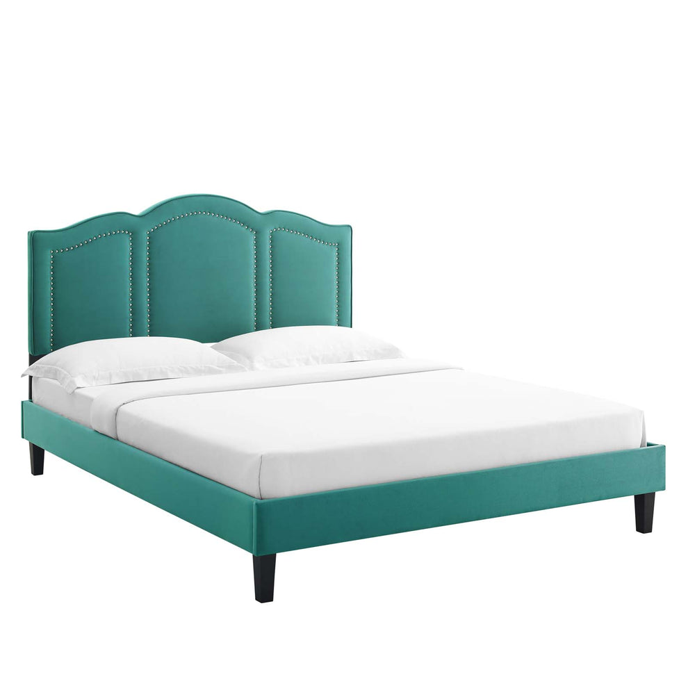 Emerson Performance Velvet Full Platform Bed By Modway - MOD-6855 | Beds | Modishstore - 78