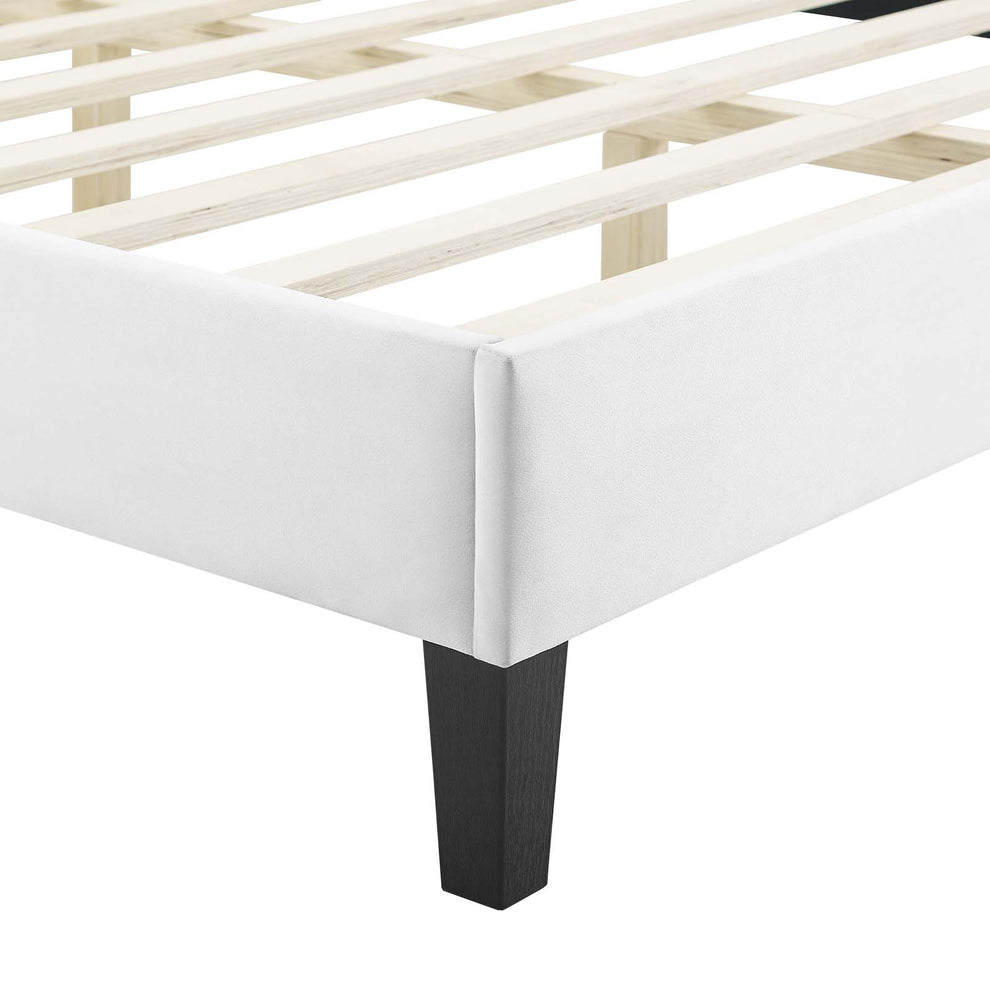 Adelaide Performance Velvet Full Platform Bed By Modway - MOD-6858 | Beds | Modishstore - 100
