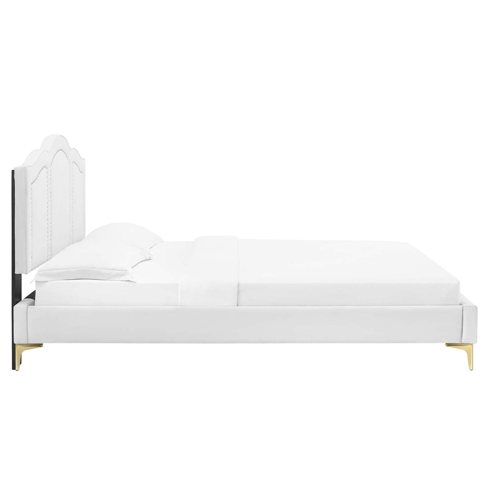 Emerson Performance Velvet King Platform Bed By Modway - MOD-6859 | Beds | Modishstore - 92