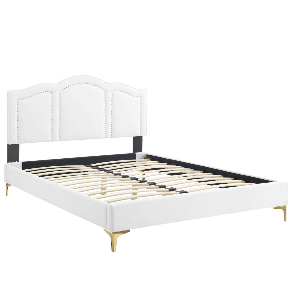 Emerson Performance Velvet King Platform Bed By Modway - MOD-6859 | Beds | Modishstore - 93