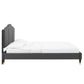 Emerson Performance Velvet King Platform Bed By Modway - MOD-6860 | Beds | Modishstore - 8