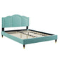 Emerson Performance Velvet King Platform Bed By Modway - MOD-6860 | Beds | Modishstore - 37
