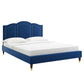 Emerson Performance Velvet King Platform Bed By Modway - MOD-6860 | Beds | Modishstore - 43