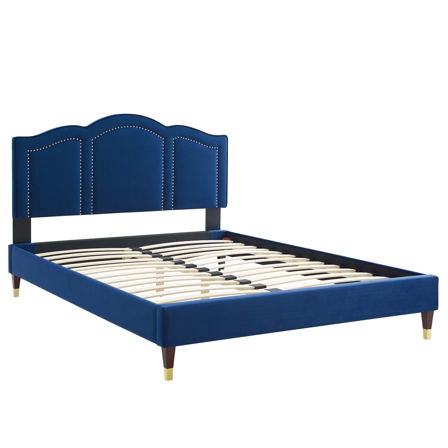 Emerson Performance Velvet King Platform Bed By Modway - MOD-6860 | Beds | Modishstore - 51