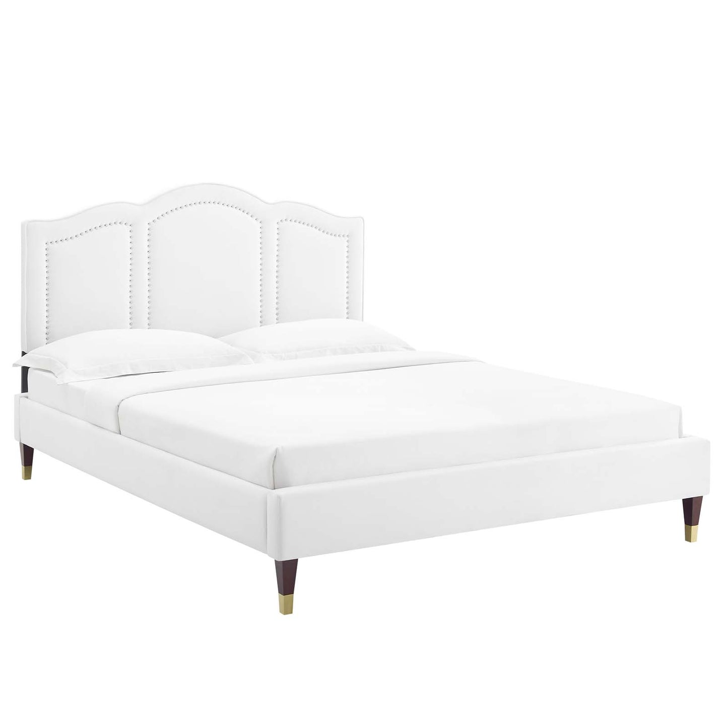 Emerson Performance Velvet King Platform Bed By Modway - MOD-6860 | Beds | Modishstore - 85