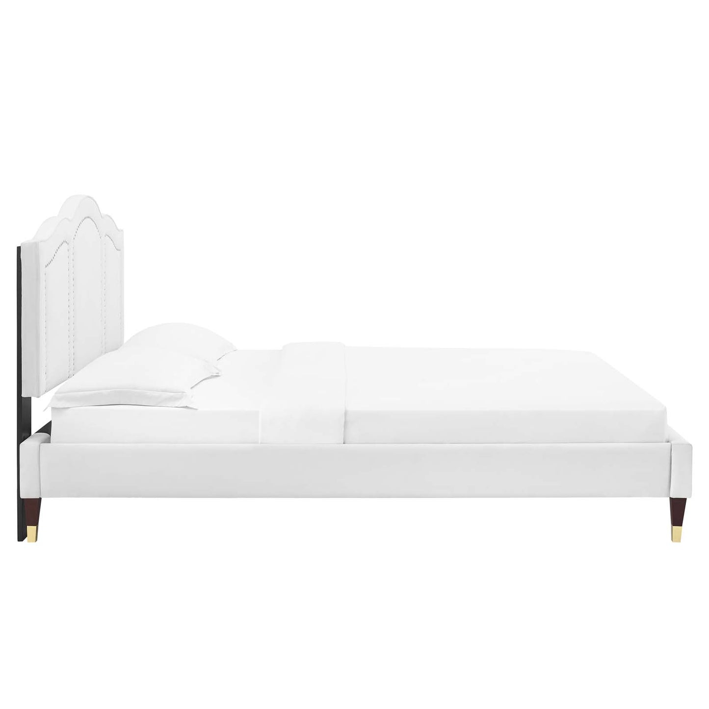Emerson Performance Velvet King Platform Bed By Modway - MOD-6860 | Beds | Modishstore - 91