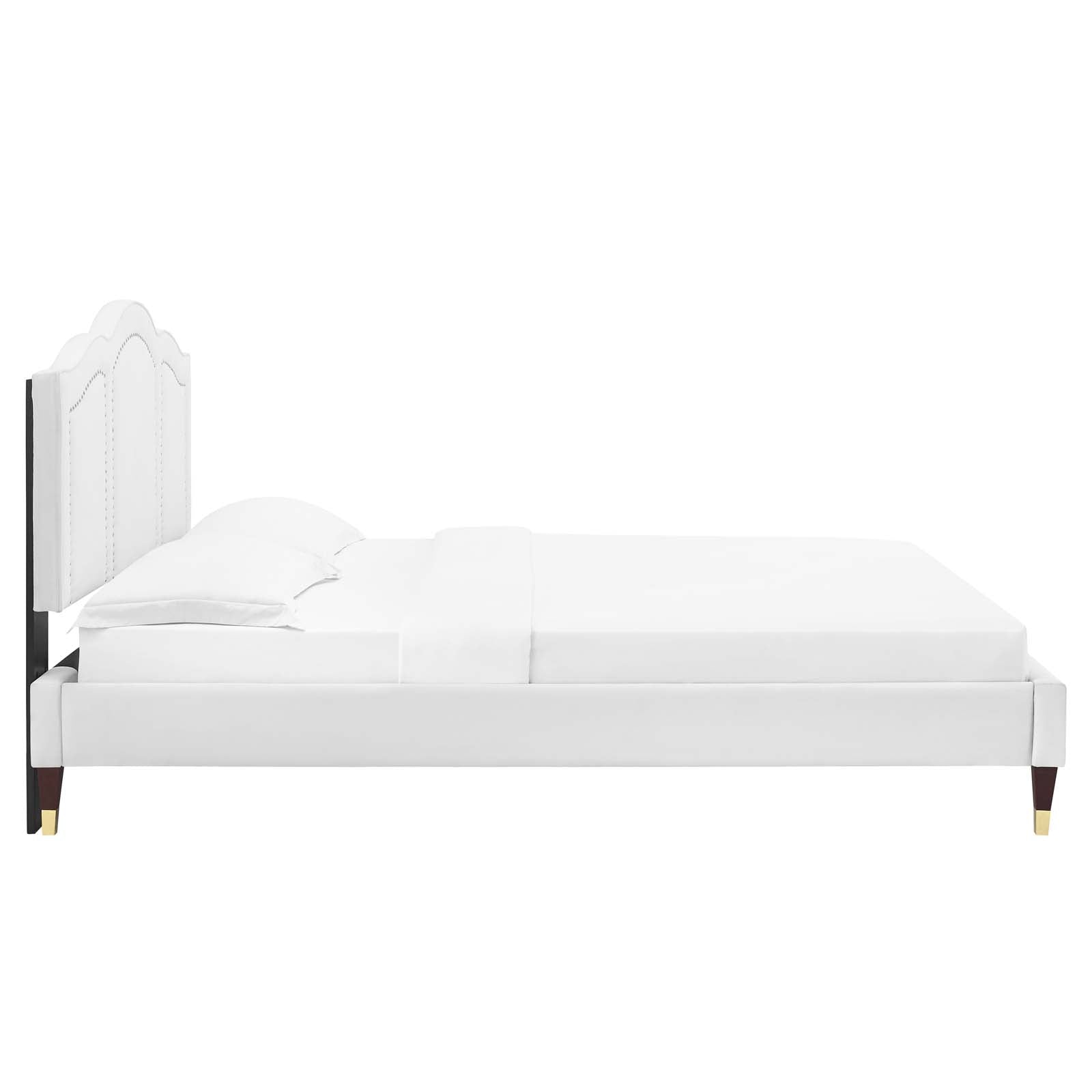 Emerson Performance Velvet King Platform Bed By Modway - MOD-6860 | Beds | Modishstore - 91