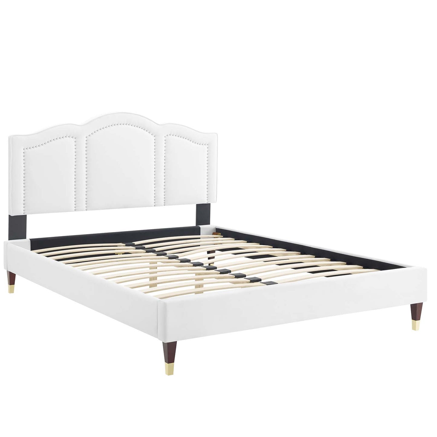 Emerson Performance Velvet King Platform Bed By Modway - MOD-6860 | Beds | Modishstore - 92