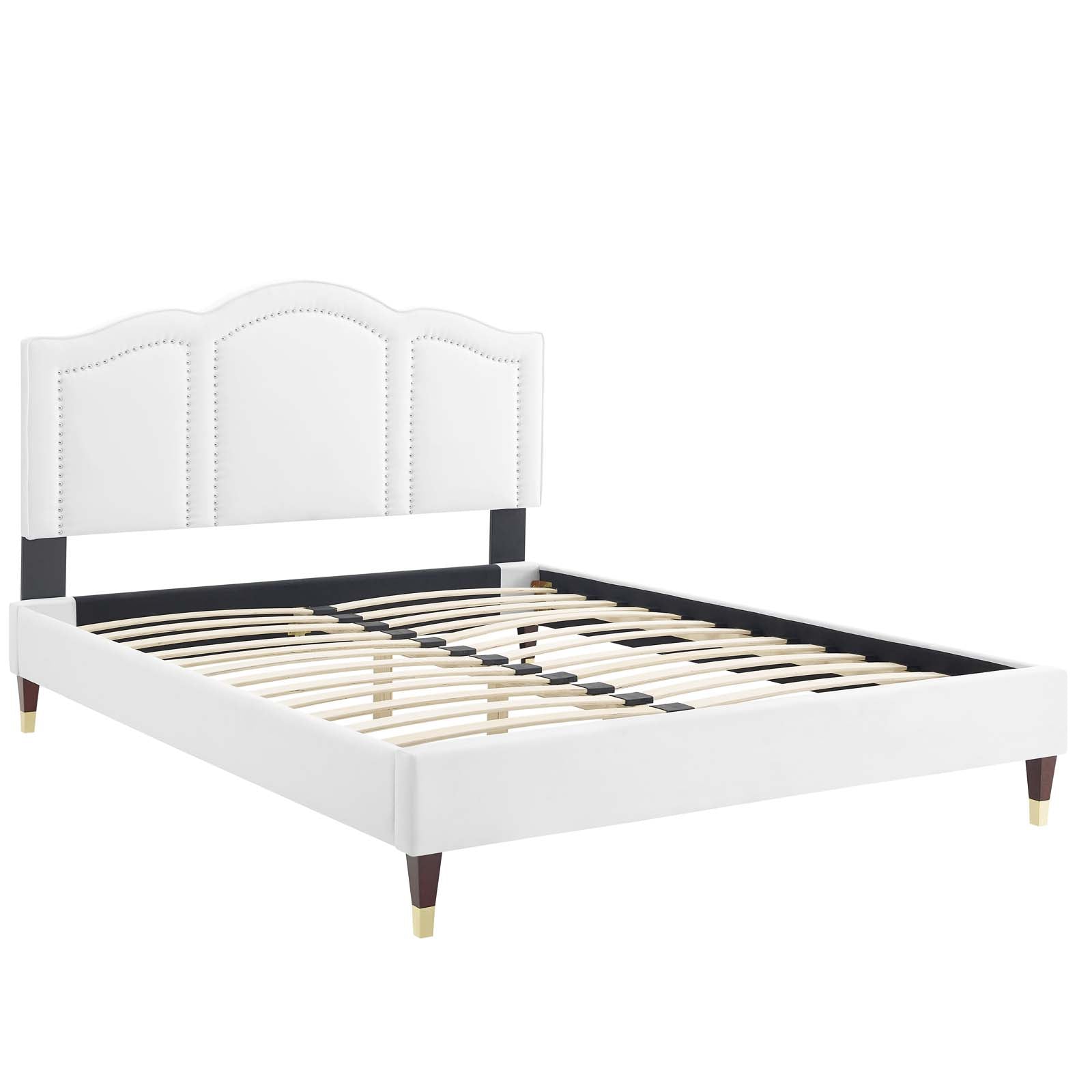 Emerson Performance Velvet King Platform Bed By Modway - MOD-6860 | Beds | Modishstore - 92