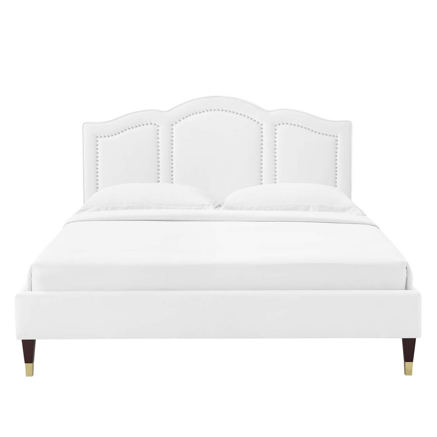 Emerson Performance Velvet King Platform Bed By Modway - MOD-6860 | Beds | Modishstore - 96