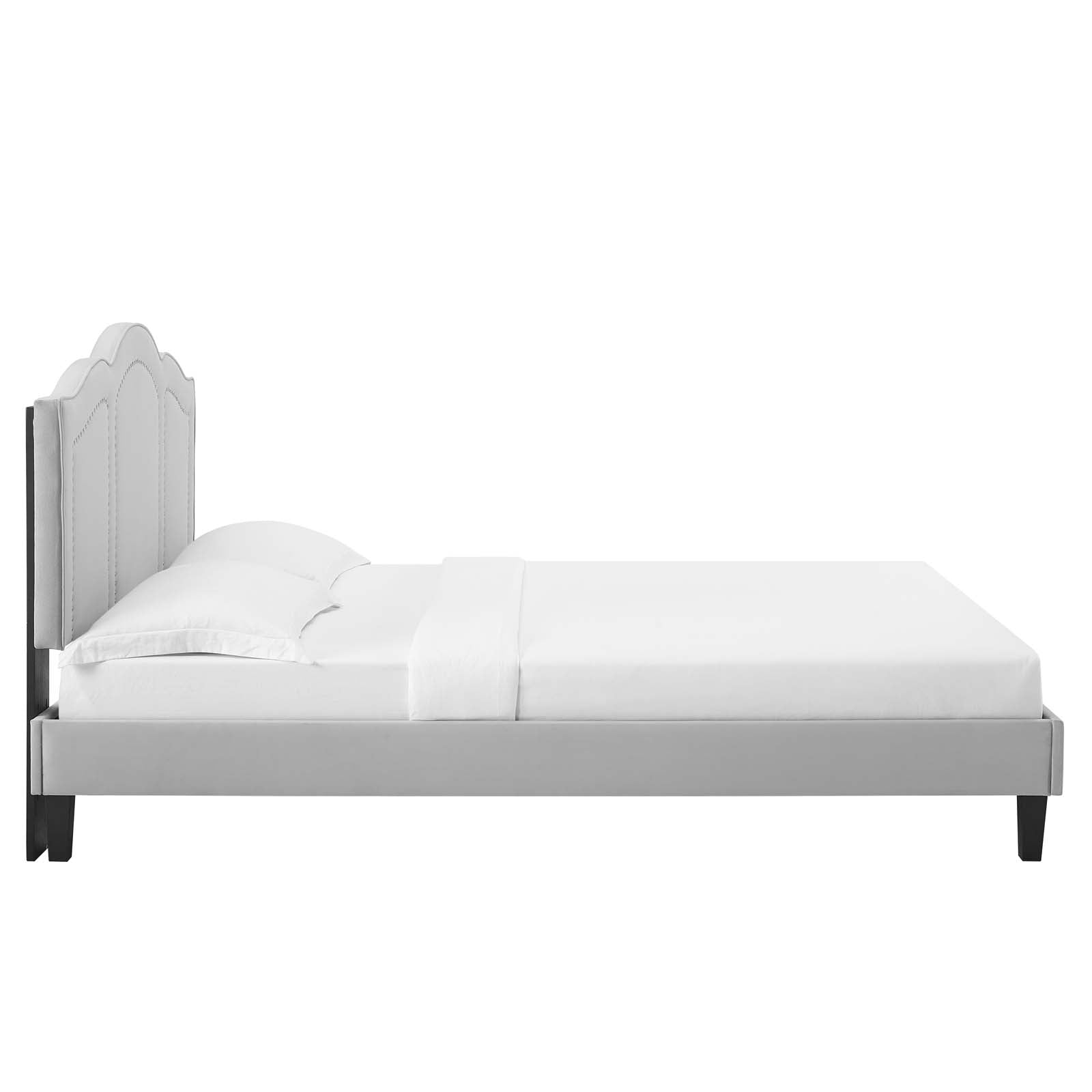 Emerson Performance Velvet King Platform Bed By Modway - MOD-6861 | Beds | Modishstore - 33