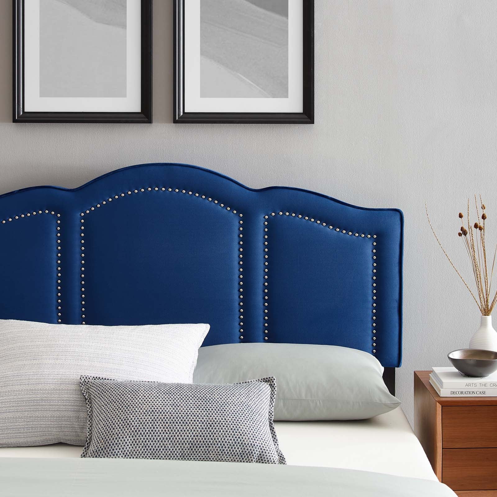 Emerson Performance Velvet King Platform Bed By Modway - MOD-6861 | Beds | Modishstore - 65