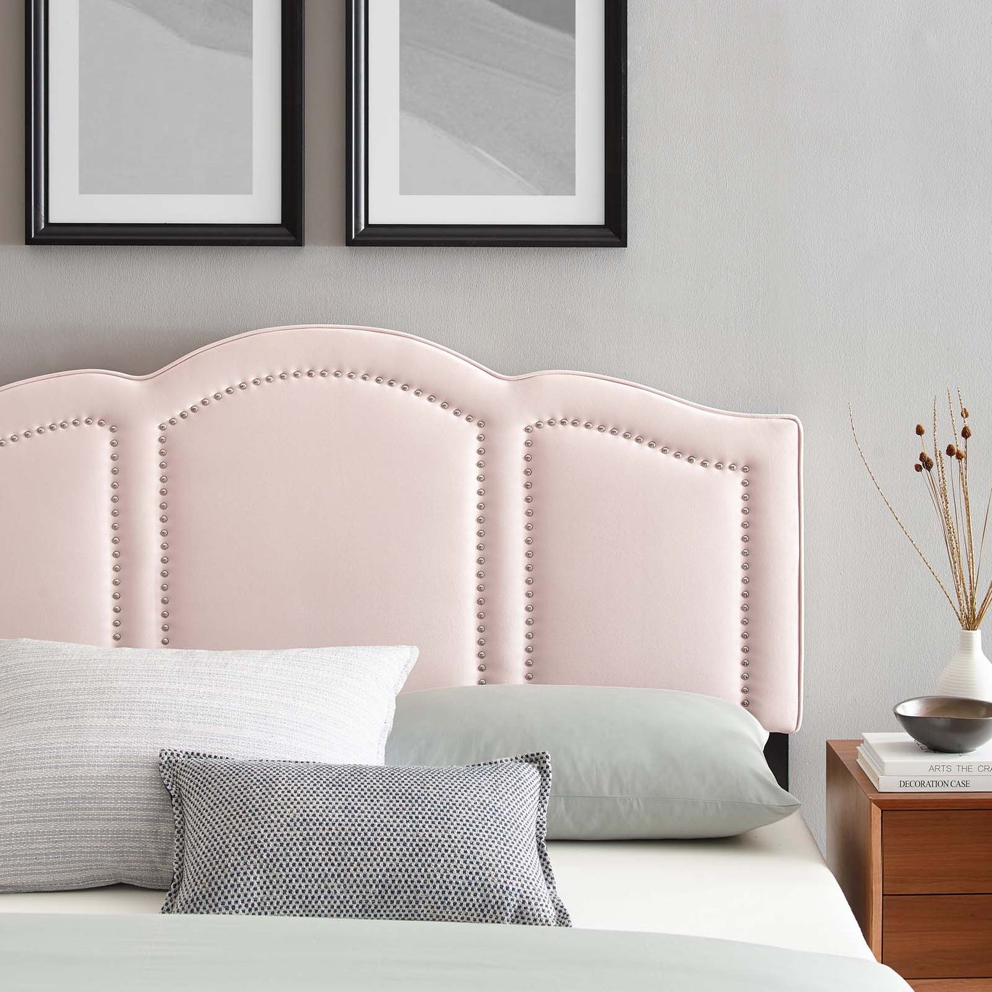 Emerson Performance Velvet King Platform Bed By Modway - MOD-6861 | Beds | Modishstore - 76