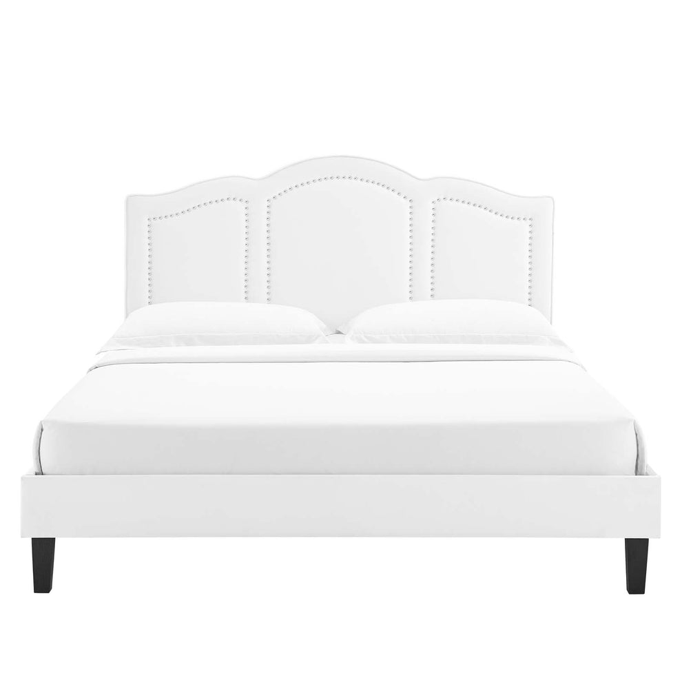 Emerson Performance Velvet King Platform Bed By Modway - MOD-6861 | Beds | Modishstore - 102