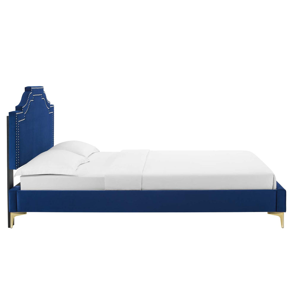 Adelaide Performance Velvet King Platform Bed By Modway - MOD-6862 | Beds | Modishstore - 64