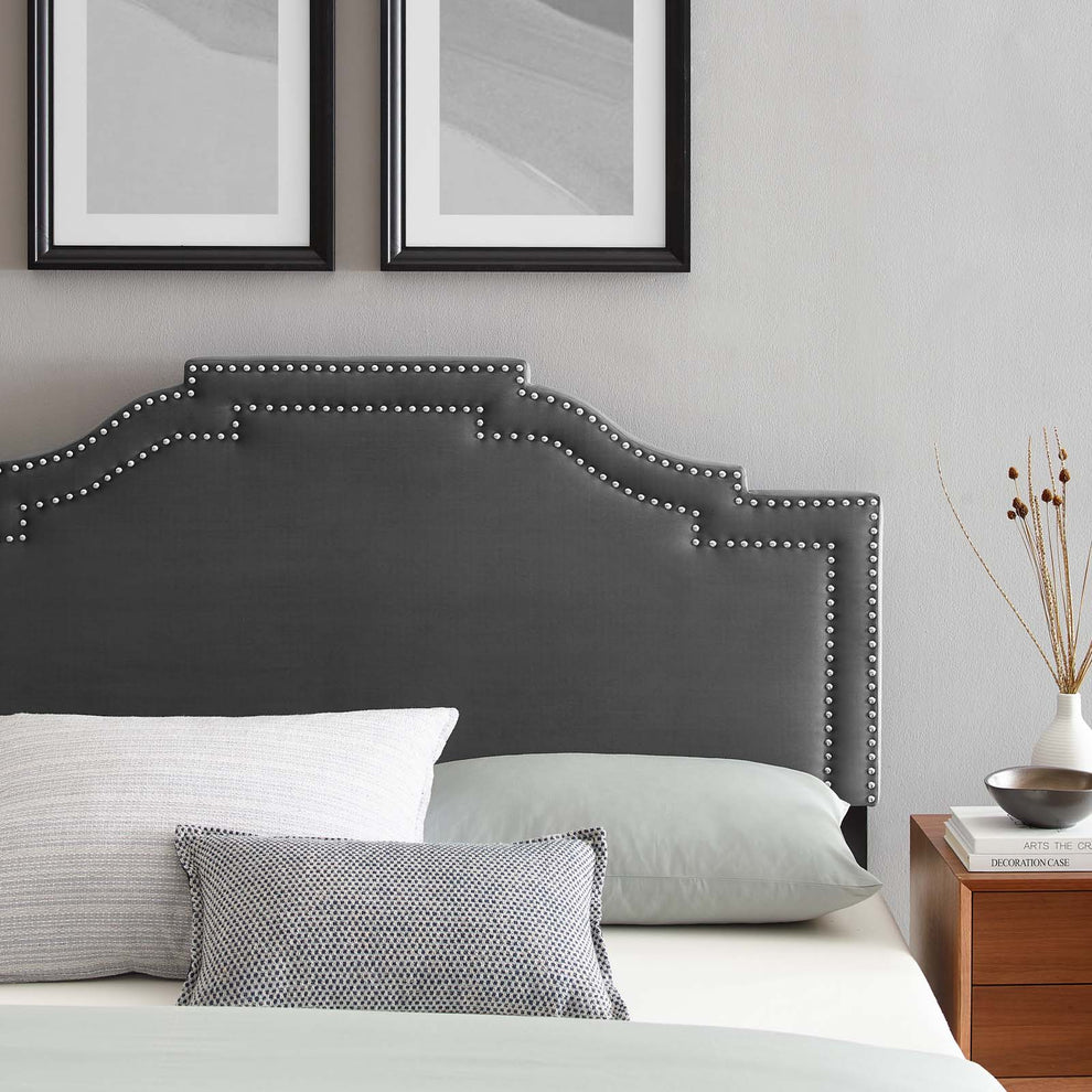 Adelaide Performance Velvet King Platform Bed By Modway - MOD-6864 | Beds | Modishstore - 13