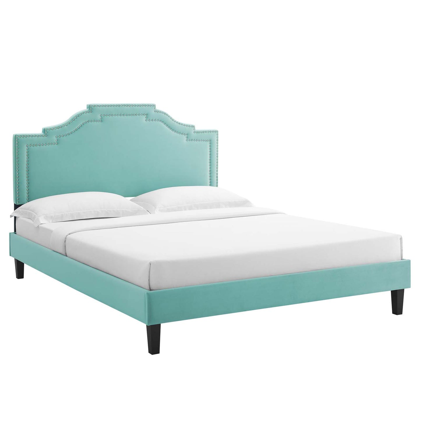 Adelaide Performance Velvet King Platform Bed By Modway - MOD-6864 | Beds | Modishstore - 40