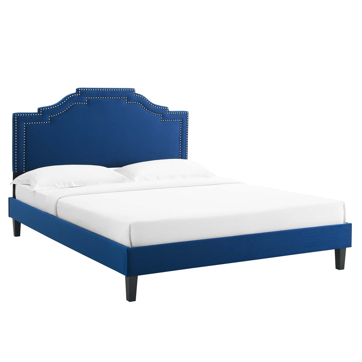 Adelaide Performance Velvet King Platform Bed By Modway - MOD-6864 | Beds | Modishstore - 53