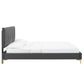Modway Peyton Performance Velvet Twin Platform Bed - MOD-6865 | Beds | Modishstore - 5