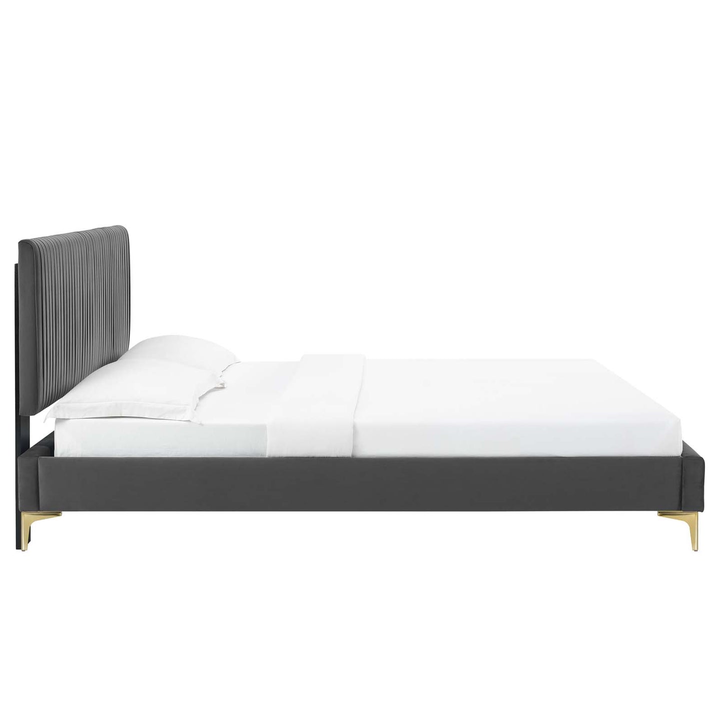Modway Peyton Performance Velvet Twin Platform Bed - MOD-6865 | Beds | Modishstore - 5