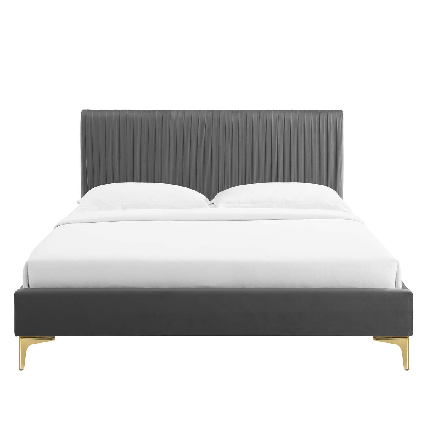 Modway Peyton Performance Velvet Twin Platform Bed - MOD-6865 | Beds | Modishstore - 6