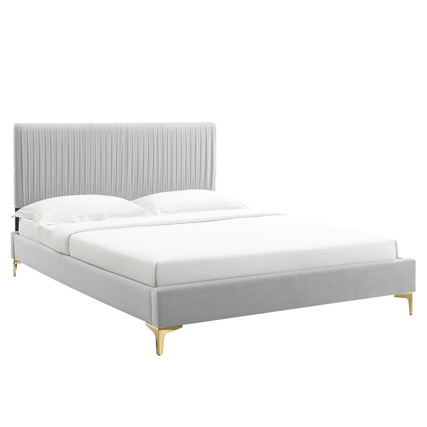 Modway Peyton Performance Velvet Twin Platform Bed - MOD-6865 | Beds | Modishstore - 17
