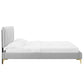Modway Peyton Performance Velvet Twin Platform Bed - MOD-6865 | Beds | Modishstore - 20