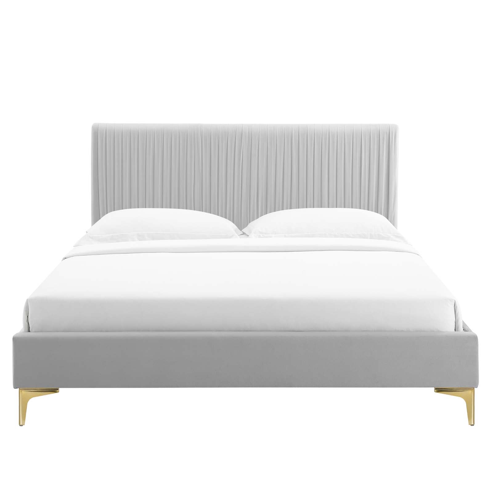 Modway Peyton Performance Velvet Twin Platform Bed - MOD-6865 | Beds | Modishstore - 21