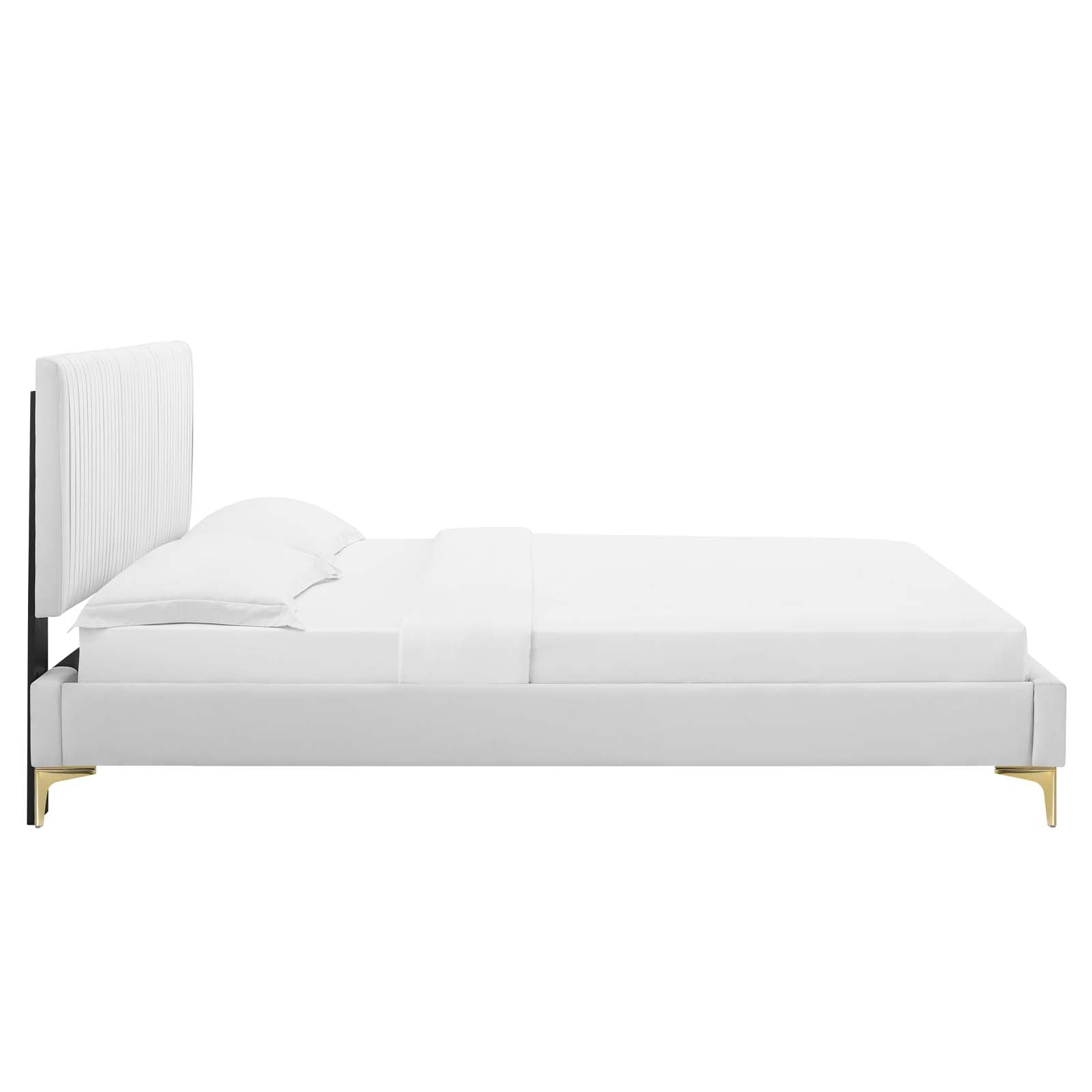 Modway Peyton Performance Velvet Twin Platform Bed - MOD-6865 | Beds | Modishstore - 57