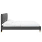 Modway Peyton Performance Velvet Twin Platform Bed - MOD-6866 | Beds | Modishstore - 5