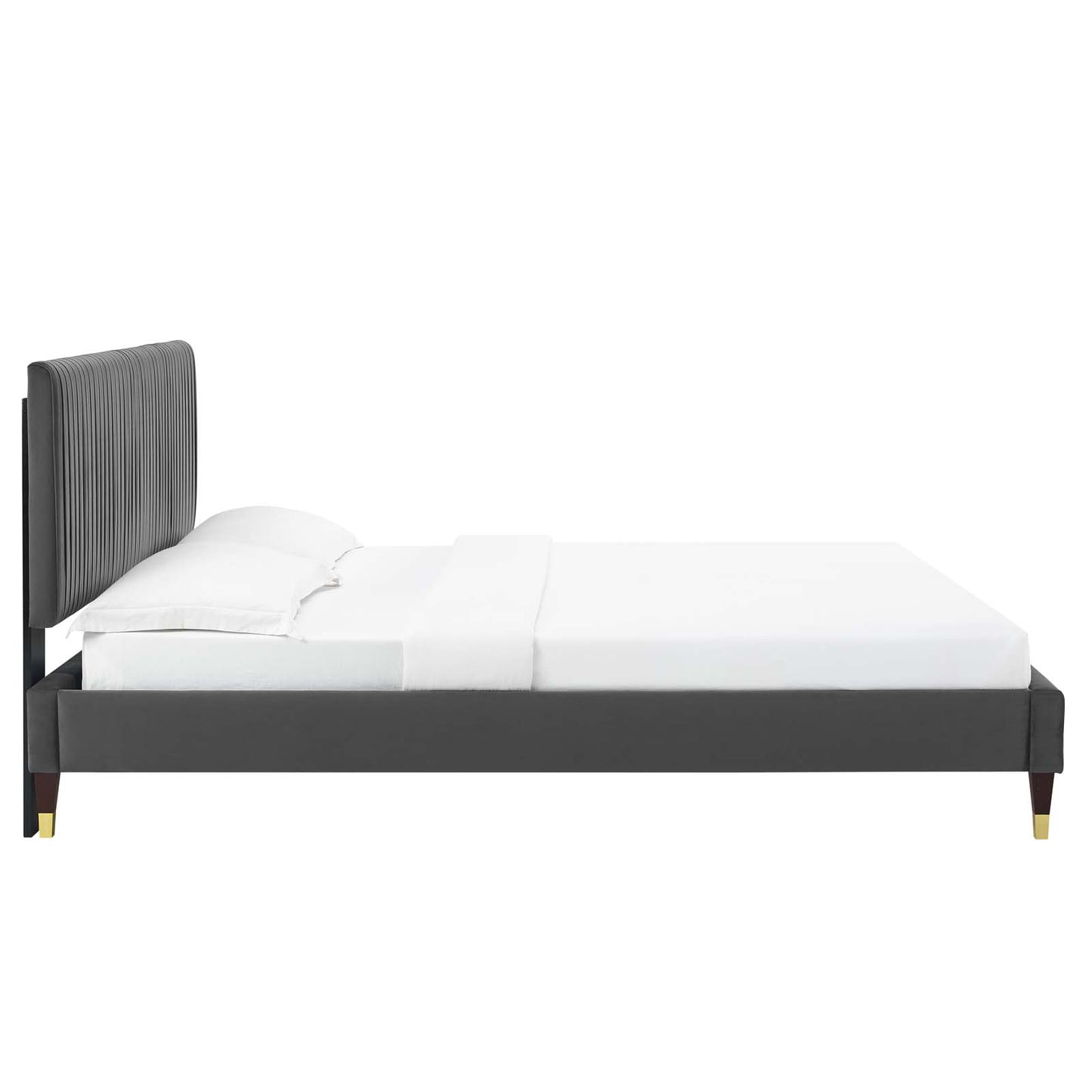 Modway Peyton Performance Velvet Twin Platform Bed - MOD-6866 | Beds | Modishstore - 5