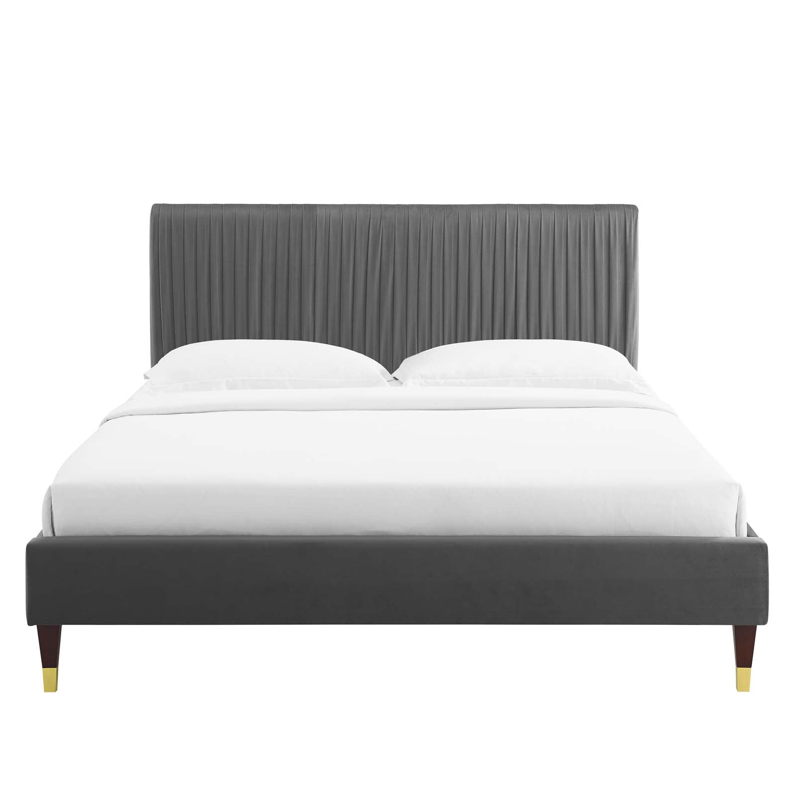 Modway Peyton Performance Velvet Twin Platform Bed - MOD-6866 | Beds | Modishstore - 6