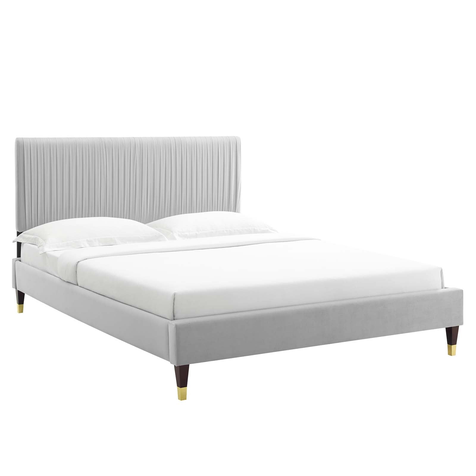 Modway Peyton Performance Velvet Twin Platform Bed - MOD-6866 | Beds | Modishstore - 18