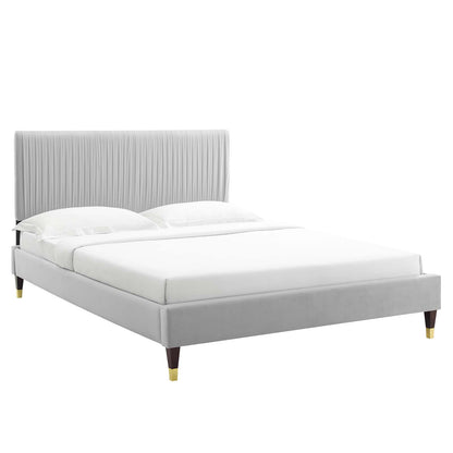 Modway Peyton Performance Velvet Twin Platform Bed - MOD-6866 | Beds | Modishstore - 18