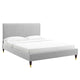 Modway Peyton Performance Velvet Twin Platform Bed - MOD-6866 | Beds | Modishstore - 18