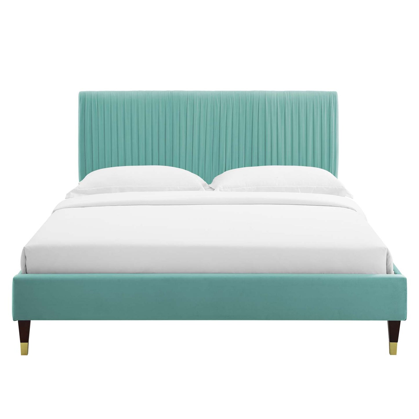 Modway Peyton Performance Velvet Twin Platform Bed - MOD-6866 | Beds | Modishstore - 30