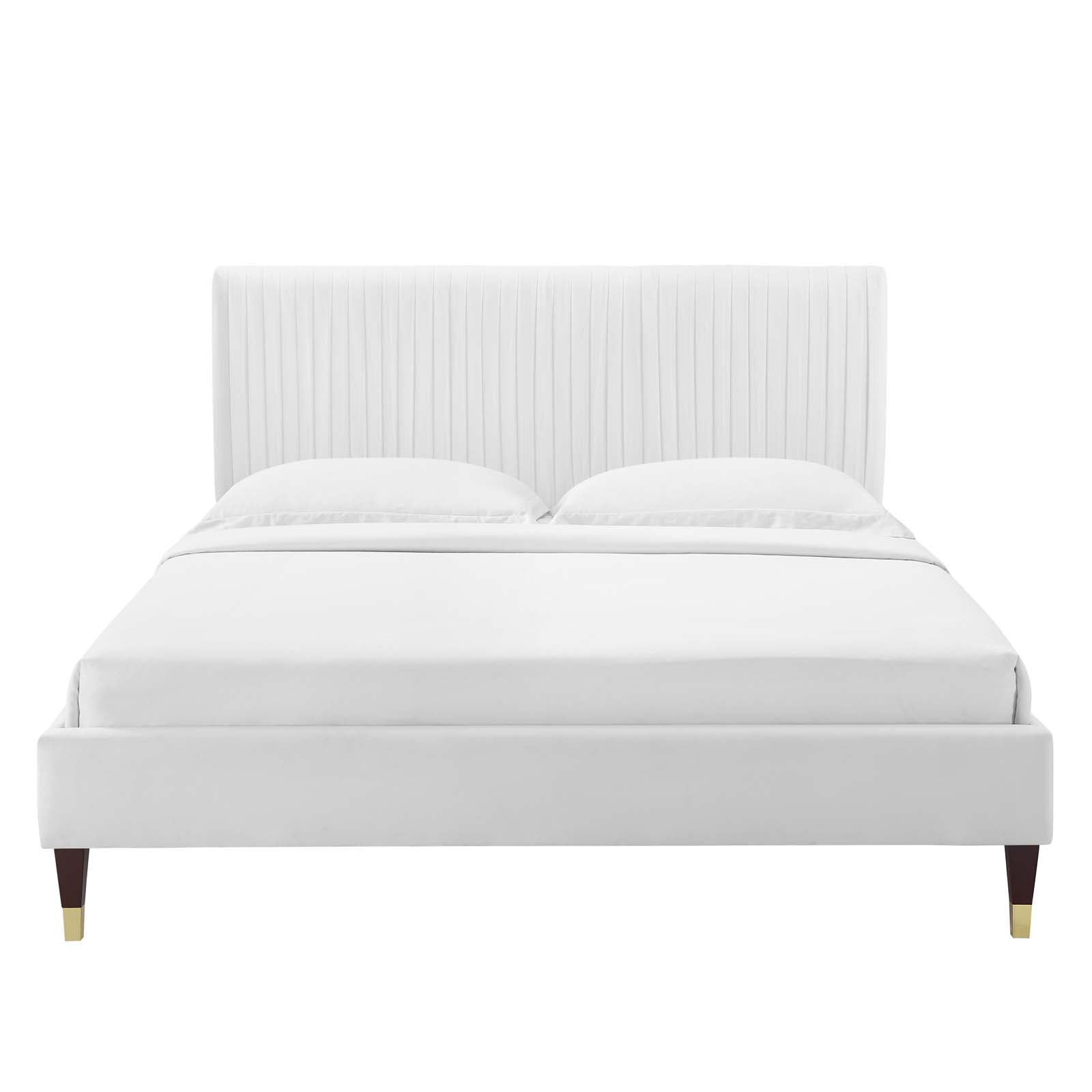 Modway Peyton Performance Velvet Twin Platform Bed - MOD-6866 | Beds | Modishstore - 62