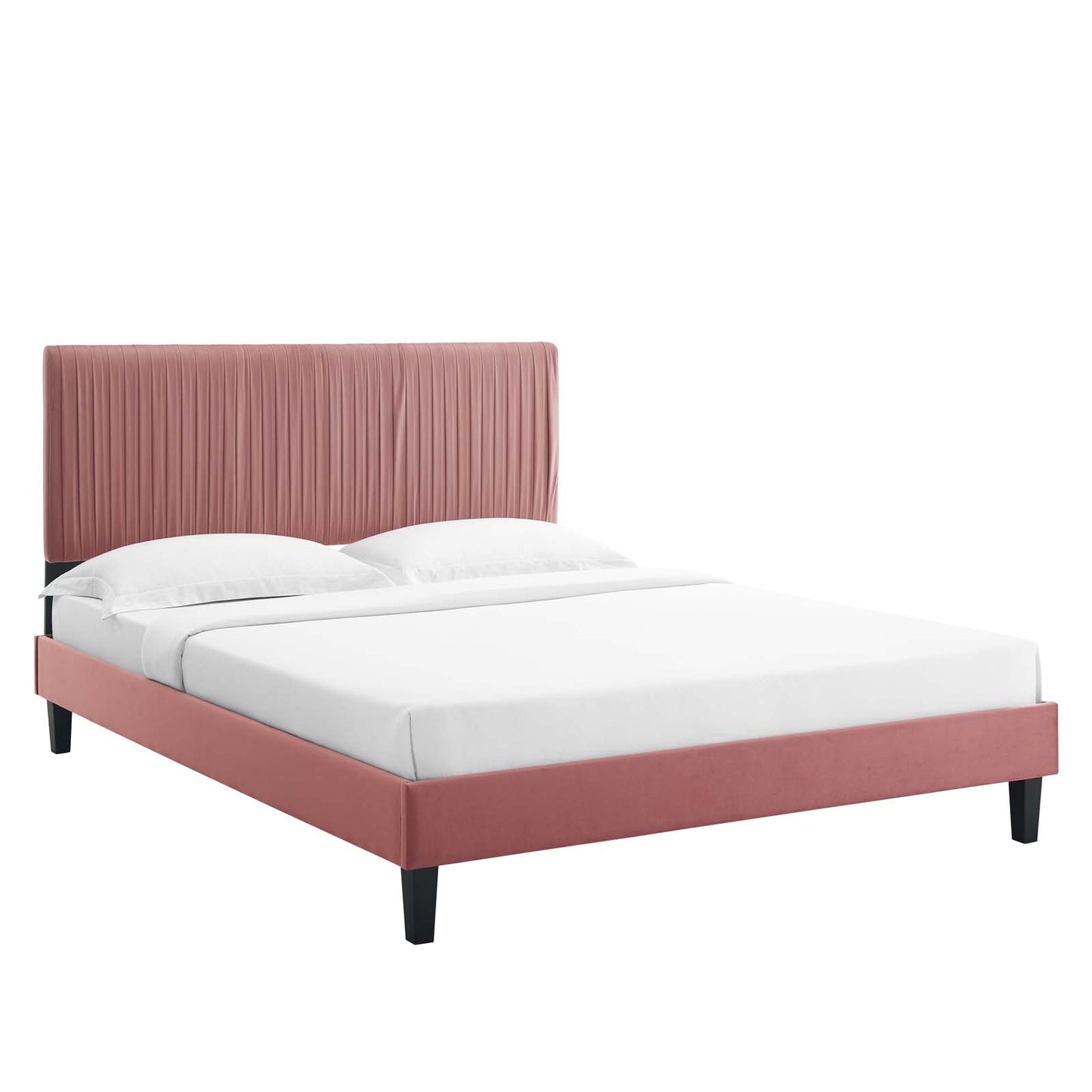 Modway Peyton Performance Velvet Twin Platform Bed - MOD-6867 | Beds | Modishstore - 9