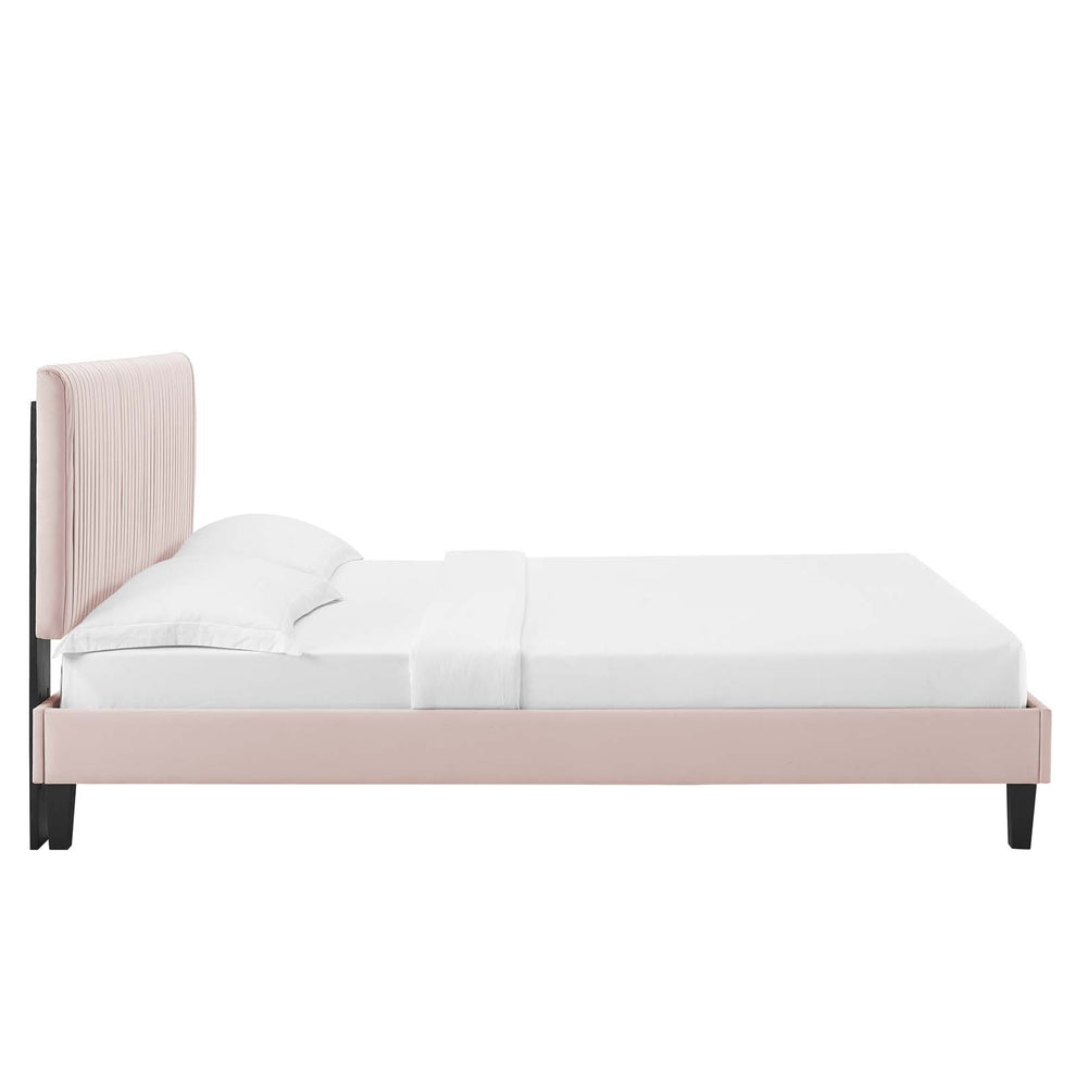 Modway Peyton Performance Velvet Twin Platform Bed - MOD-6867 | Beds | Modishstore - 40
