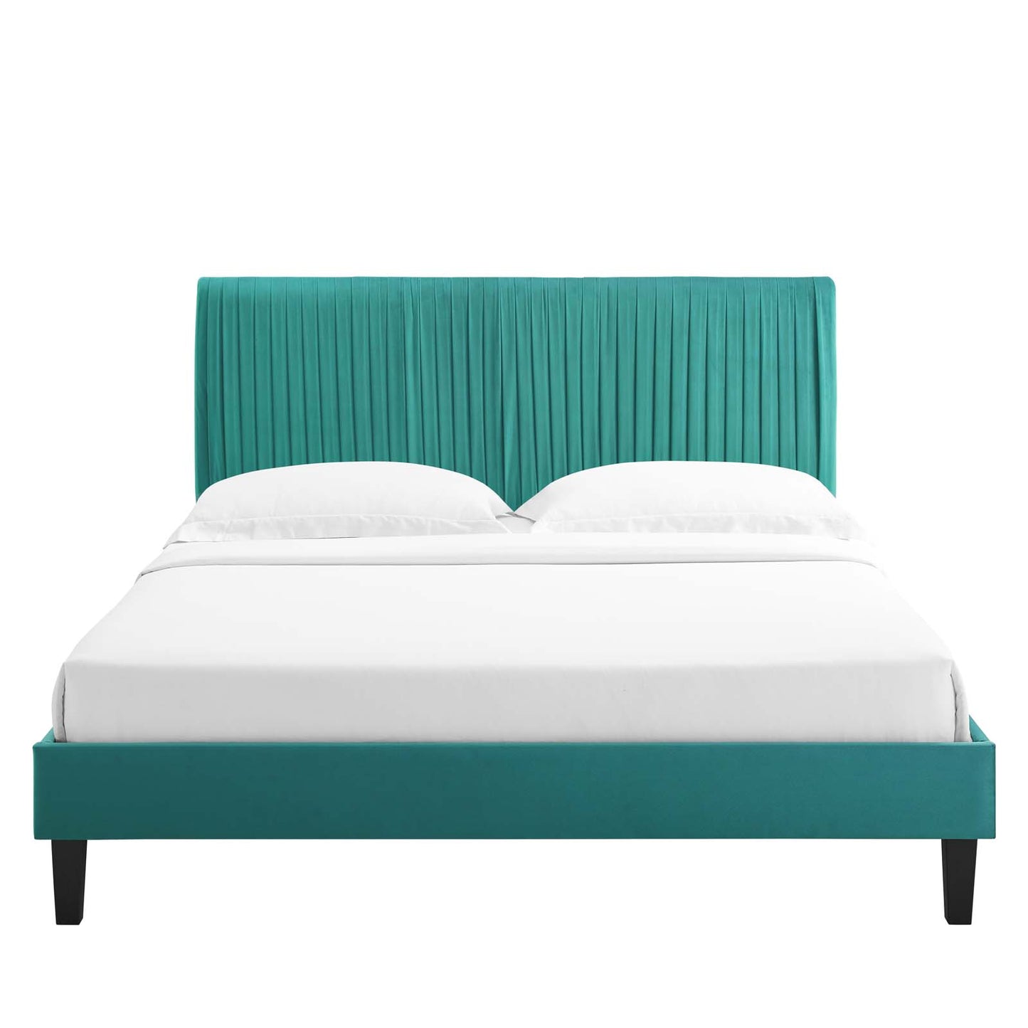 Modway Peyton Performance Velvet Twin Platform Bed - MOD-6867 | Beds | Modishstore - 48