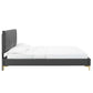 Modway Peyton Performance Velvet Full Platform Bed | Beds | Modishstore-5