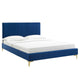 Modway Peyton Performance Velvet Full Platform Bed | Beds | Modishstore-30